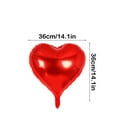 thumbnail image 3 of Sliver Heart Balloons,14 Inch Heart Shape Foil Balloons Love Balloons Valentine Balloons for Birthday Party Wedding Engagement Party Valentine Day Decorations, 3 of 6