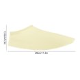 thumbnail image 3 of Worallymy Funda de silicona reutilizable para zapatos protector de zapatos ajustable herramienta a prueba de polvo para peluquería color amarillo claro Worallymy JD735807853, 3 of 6
