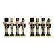 thumbnail image 3 of Injueey 4 paquete/lote soldado Cascanueces de Navidad no tóxico seguro para decoración coleccionable de interior y exterior oro negro 4 Uds Oro negro 4 piezas 2Conjunto, 3 of 6
