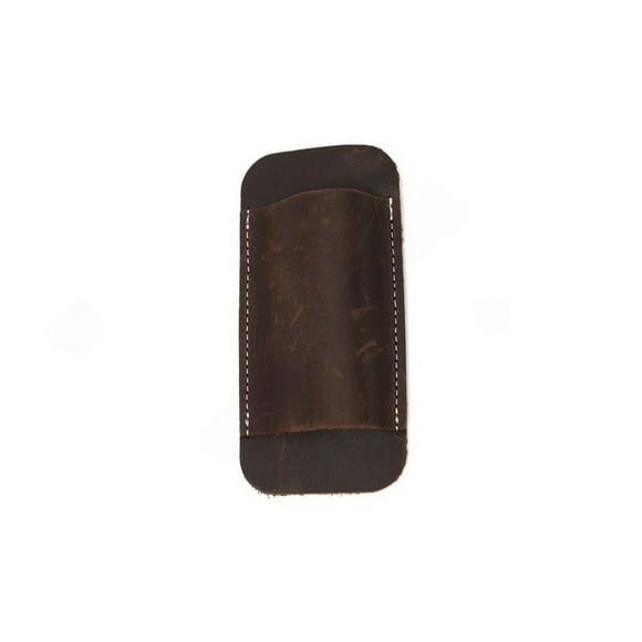 EGNMCR Pochette de Taille pour Couteau en Cuir Suspendu, Étui de Taille en Cuir Traversant, Étui de Couteau en Cuir Suspendu pour l'Extérieur, un Étui de Taille