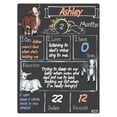 thumbnail image 4 of Cohas Goat Theme Baby Milestone Chalkboard, 9 by 12 inches, No Marker, 4 of 8