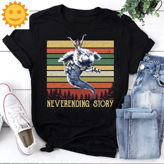 Neverending Story Classic Vintage T-Shirt, Neverending Story Shirt, 80s Movie Shirt, Adventure Shirt, Mystery Movie Shirt, Falkor Shirt