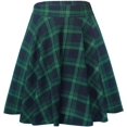 thumbnail image 1 of Women's Basic Flared Casual Mini Skate Skirt Versatile Stretchy, 1 of 3