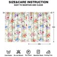 thumbnail image 2 of Delicate Botanical Print Curtains 42x54 Inch 2 Panels, Rod Pocket Blackout Drapes for Bedroom and Kitchen, 2 of 2