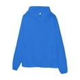 thumbnail image 5 of Breezora Womens Lightweight Oversized Hooded Spring Jacket Thin Layer Outerwear Plus Size XXXXL Size Blue, 5 of 5