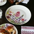 thumbnail image 2 of Round Serving Plate Lavander Dinner Plate Set of 4 Appetizer Plates Salad Plates Dessert Plates for Home & Kitchen 10.5" (26.5 cm), 2 of 6