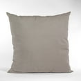 thumbnail image 5 of Plutus Dark Brown Solid Shiny Velvet Luxury Throw Pillow - Double sided 24" x 24", 5 of 5