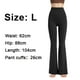 thumbnail image 2 of Pantalones de yoga acampanados para mujer, pantalones de cintura alta con realce de glúteos y pierna ancha, pantalones deportivos de fitness - negro630, 2 of 5