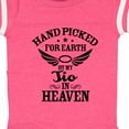 thumbnail image 4 of Inktastic Handpicked for Earth by My Tio in Heaven with Angel Wings Boys or Girls Baby Bodysuit, 4 of 5