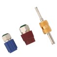 thumbnail image 4 of Adaptador de conversión de 3 uds R12 R22 hilo femenino 1/4 SAE a R134A Ajuste de interfaz macho de alto/bajo voltaje, 4 of 8