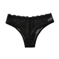 thumbnail image 4 of Blmnix Womens Panties Cheeky Sexy Panties Thong Underwear Boxers Black Lace Panties Cotton Underwear for Women Seamless,M, 4 of 5