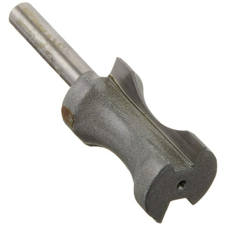 Vermont American 23158 23/32-Inch Radius Carbide Tipped Convex Edge Router Bit, 2-Flute 1/4-Inch Shank