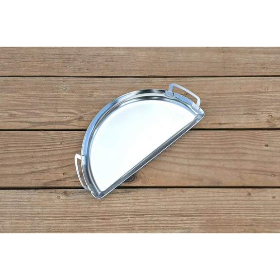 Mini Grilling Drip Pan by SnS Grills - Fits 18 in or larger Kettle Grills