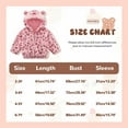 thumbnail image 2 of GYRATEDREAM Toddler Baby Girls Fleece Jacket Kids Winter Cute Teddy Coat Zip Up Bear Ear Hoodie with Pockets, 6-7Y, 2 of 7