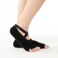 thumbnail image 1 of Calcetines de yoga de silicona antideslizantes de cinco dedos para mujer, calcetines profesionales para trampolín, deportes, fitness, pilates, calcetines de yoga para principiantes para mujer, 1 of 5