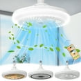 thumbnail image 1 of Jiaeri Remote Control Ceiling Fan Light with LED,Super Bright Energy Saving Fan Light Combo for Living Room Bedroom Study,E27 Universal Base 3 Speed Fan 3 Color Temperature, 1 of 9