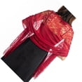 thumbnail image 1 of sweethay Chal de mujer, portátil, reutilizable, lavable, decorativo, patrón de flores, encaje, elegante, para oficina, citas, baile, envolturas para Accesorios de disfraces Vino rojo sweethay AP012528-04, 1 of 6