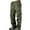 Green, variant on Men's Cargo Pants 8 Pocket Cotton Casual Hiking Trousers Breathable Comfort