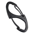 thumbnail image 3 of Yuarrent Gadgets de Camping de alta calidad, mosquetón de escalada al aire libre, hebilla colgante, Clip de resorte, gancho de Metal, llavero, Escalada negro, 3 of 6
