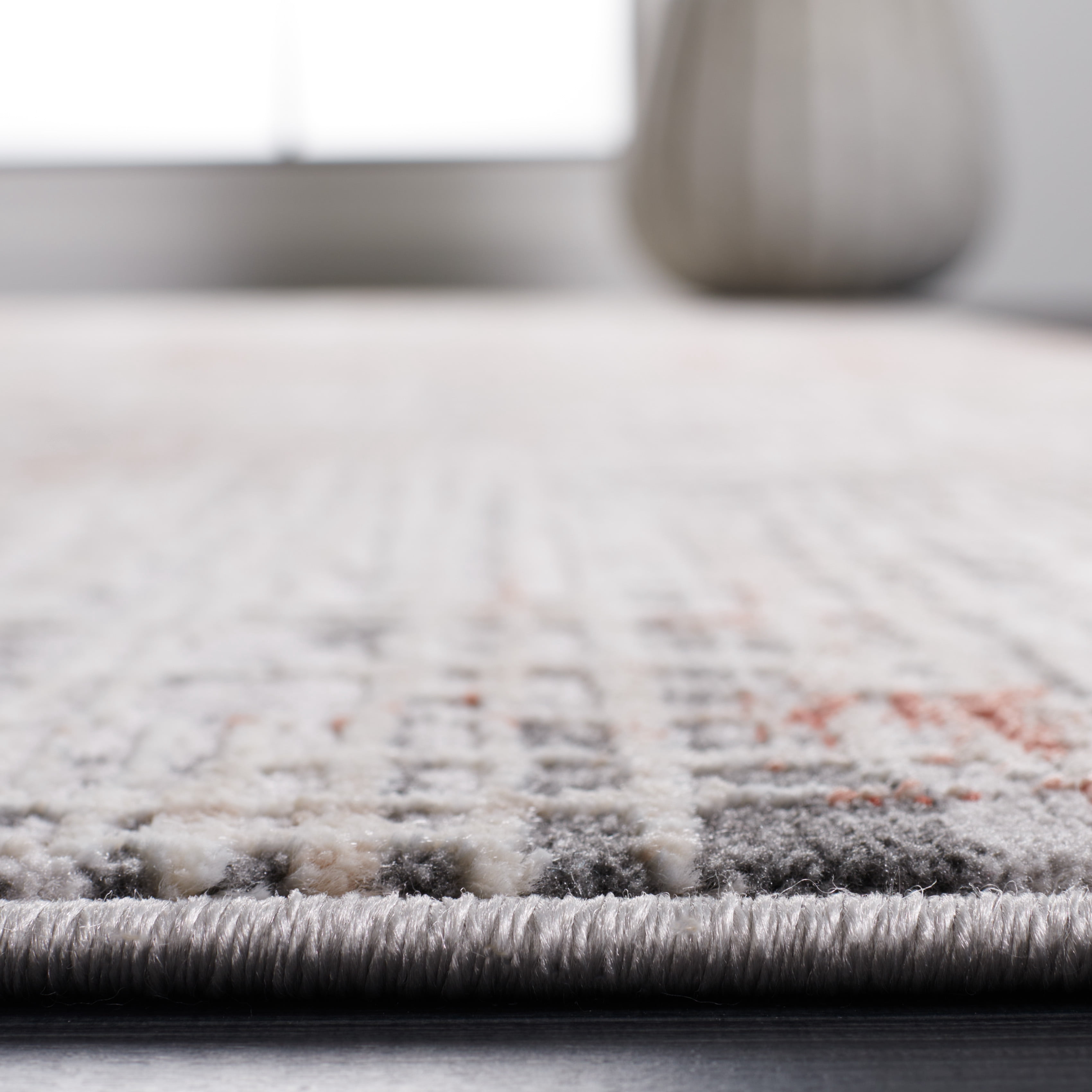 SAFAVIEH Vogue Martha Abstract Area Rug, Rust/Grey, 9' x 12'