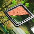 thumbnail image 4 of Flmtop Fish Tank Floating Food Feeder Buoyancy Ring Suction Cup Pool Feeding Tool Black Square, 4 of 8