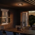thumbnail image 5 of WVR1612WT Quoizel Lighting Westover 2-Light Outdoor Flush Mount - 4 Inches Tall and 12 Inches Square-Western Bronze Finish, 5 of 6
