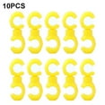 thumbnail image 2 of 10 Pieces Brake Cable Clips MTB Mountain Removable S-Type Rotating Line Clamps Housing Holder Supplies Replacement Parts Yellow, 2 of 8