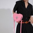 thumbnail image 3 of Bolso Bandolera Mujer Pu Gran Capacidad Fashionalbe Simple Commuter Bolso Bandolera (Rosa), 3 of 7