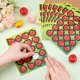 thumbnail image 3 of 800 pegatinas con forma de manzana (40 hojas) de 1,1 pulgadas, pegatinas de manzanas rojas para recompensas de profesores., 3 of 7