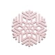 thumbnail image 2 of Snowflake Dining Table Mats Heat Insulating Mats Geometric Snowflake Mats Bowl Mats Kitchen Hollow Out Saucer, 2 of 6