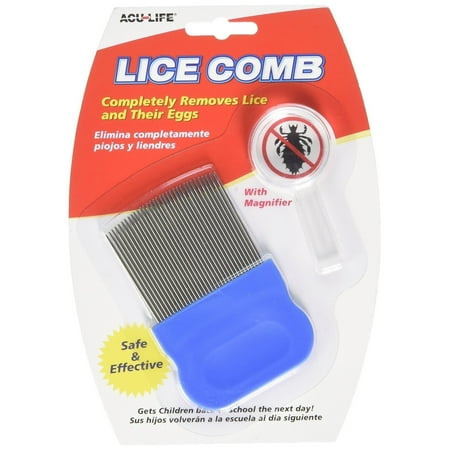Acu-Life Lice Comb, 1.0 Ounce (Best Lice Comb For Thin Hair)