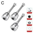 thumbnail image 1 of Faucet Splash-Proof Second-Speed Booster Extended Water Saver Filter Rotating Faucet Water Spout, 1 of 5