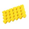 thumbnail image 4 of 24 velas LED de plástico con forma de corazón, sin llama, sin olor y con control remoto, para decoración del hogar, color amarillo, 4 of 14