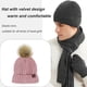 thumbnail image 4 of Conjunto de gorro de punto grueso y cálido, bufanda larga y guantes de conducción con pantalla táctil, 4 of 5