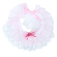 thumbnail image 2 of Pet Lace Bandana Bib Pink Warm Adjustable Neck Circumference Wedding Series 1Pack, 2 of 4