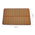 thumbnail image 3 of Graflsoa Eco-Friendly Bamboo Cooling Mat for Summer - Foldable, Natural Color, Multiple Sizes (120x190cm), 3 of 6
