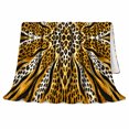 thumbnail image 2 of Wild Animal-Print Autumn Hearth Design, Festive autumn celebration Scene, Warm Flannel Blanket for Cabin and Lodge with Detailed Artwork, Wildlife Lovers autumn celebration Gift, Festive Home Decor, 2 of 9