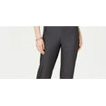 thumbnail image 2 of Style & Co Women's Petite Tummy-Control Straight-Leg Pants Dark Gray Size 4P, 2 of 3