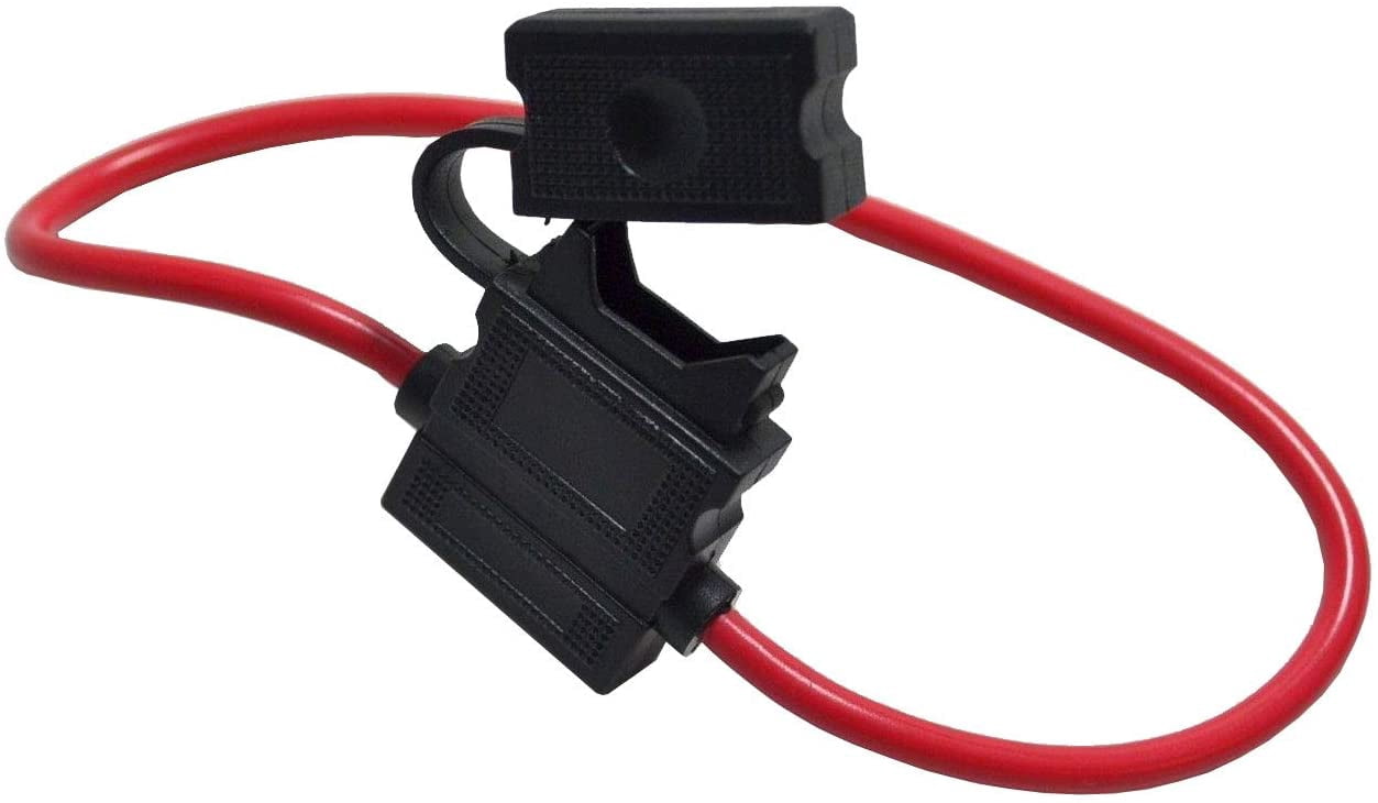100 pcs 14 Gauge ATC Heavy Duty Fuse Holder 12 Volt Automotive Copper Wire