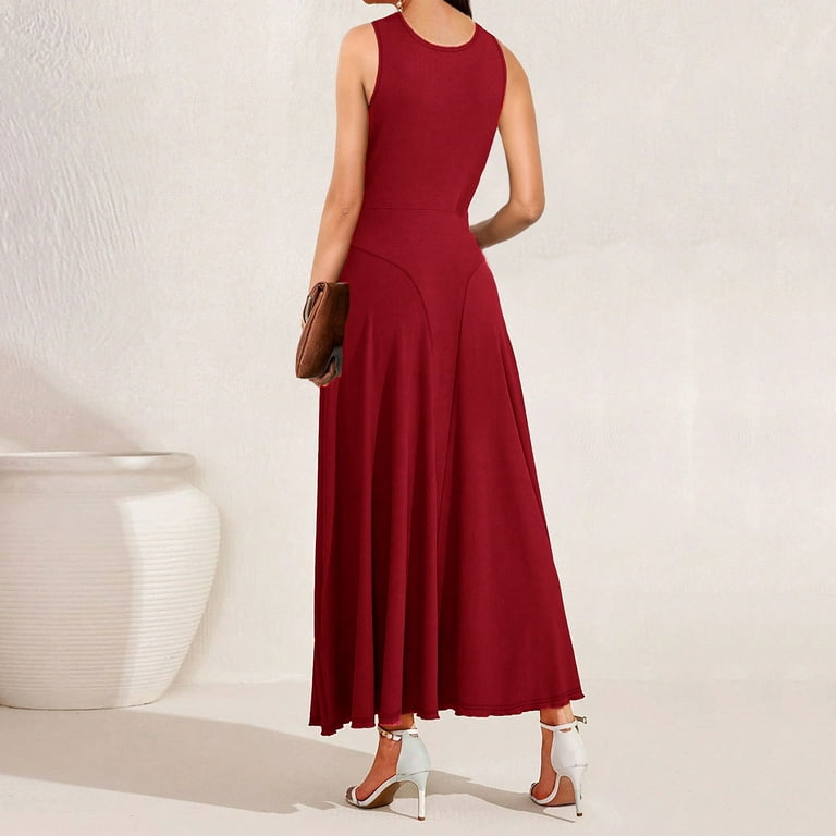 knee length dresses for ladies Bondi Midi Dress in Brown Sun Leo Tan main image 1