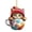 A, variant on Noothes Teacup Cat Acrylic 2D Car Christmas Ornament Holiday Hanging Decor for Tree Rearview Mirror Cat Lover Gift