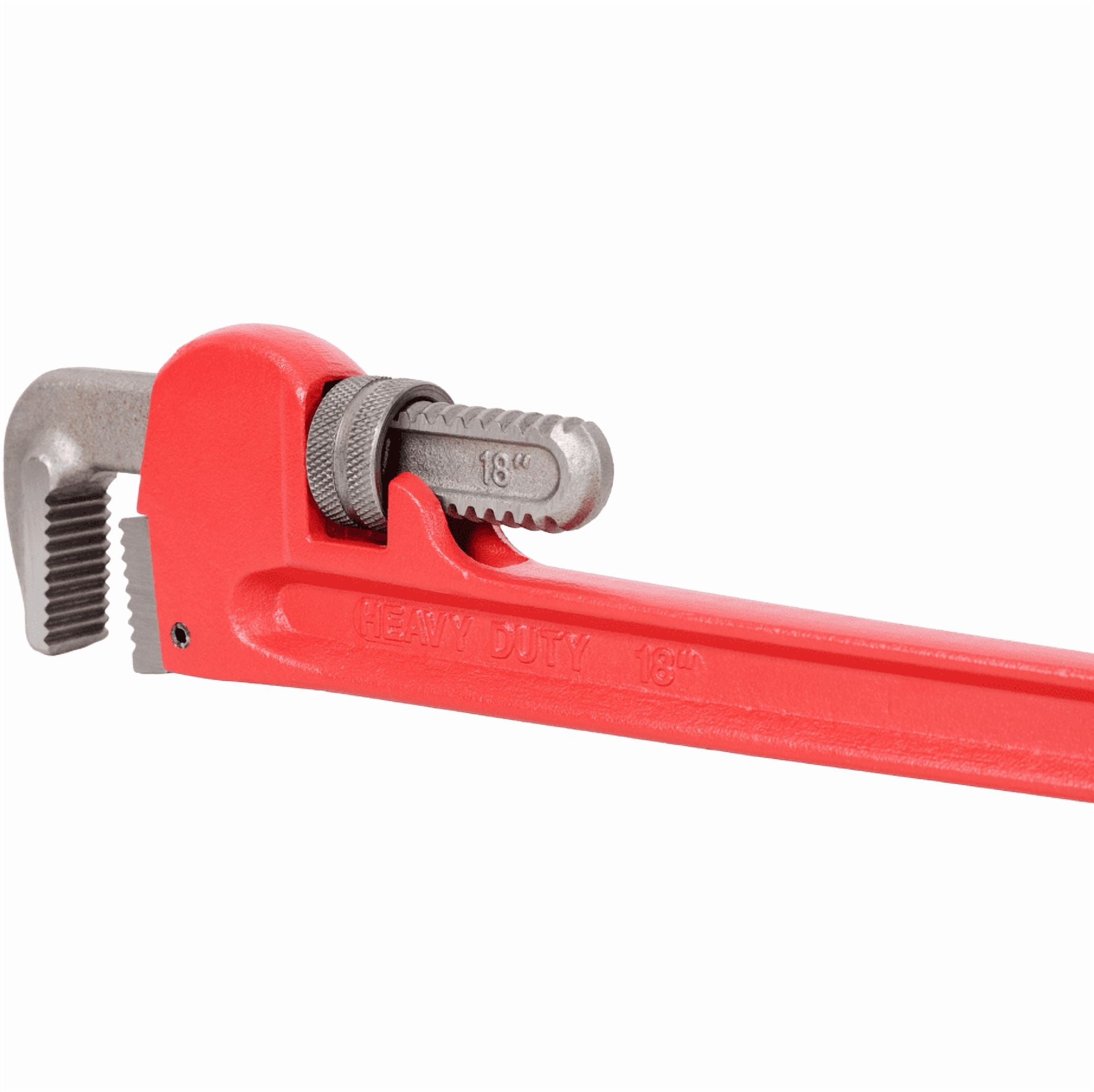 3Pcs Heavy Duty Pipe Wrench Set 14/18/24-inch Adjustable Alloy Steel Plumbing Tools