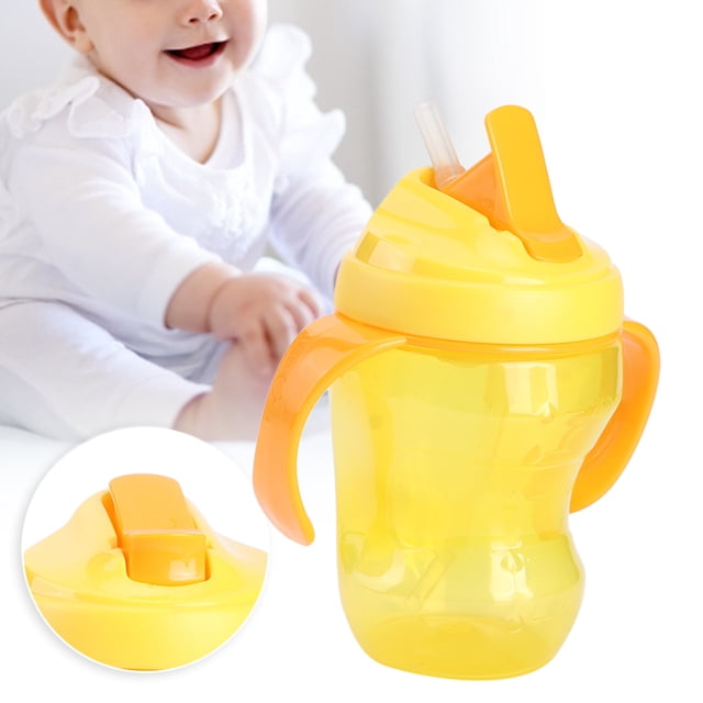Taza de bebida para niños taza para beber agua a prueba de fugas antideslizante para niños infantiles con doble asa taza de aprendizaje de 260ml ANGGREK Otros