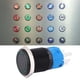 thumbnail image 5 of Interruptor de botón de metal impermeable con bloqueo automático de 2 piezas con luz de 16 mm para automóvil / computadora CA 220 V (verde), 5 of 8