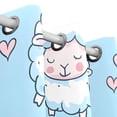thumbnail image 3 of Sheep Cartoon Blue Black Out Curtains 84 Inch Length Curtains for Sliding Glass Doors Bedroom Living Room 2 Pack, 3 of 6