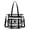 Black, variant on Clear Bag for Stadium Events, Clear Transparent Tote Bag with Detachable Strap for Sports, Concert, Work,Travel
