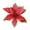 Red, variant on Christmas Glitter Poinsettia Flowers Xmas Tree Ornaments - 12PCS Artificial Christmas Flower for Christmas Tree Wreath Garland Decoration (5.91 inches in Dia)