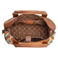 thumbnail image 4 of Wrangler Duffel Bag for Women Large Travel Weekender Bag Designer Tapestry Carry On Bags, Tapestry-Brown, 4 of 7