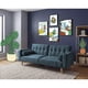 thumbnail image 1 of Sofá Cama Makora Merlak Olivo Velvet 3 Posiciones con Soft Foam Reclinable, 1 of 10