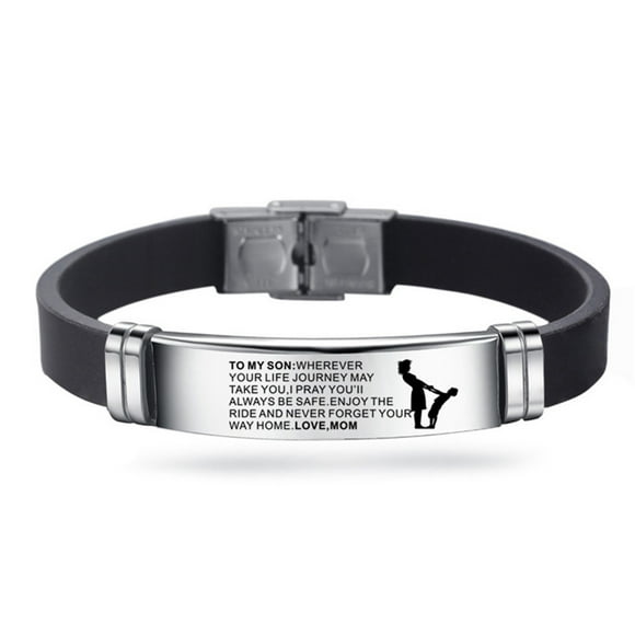 Latrodar Son Bracelet from Mom And Steel & Bracelets Inspirational Bracelet Halloween Valentines Day Gifts for Women